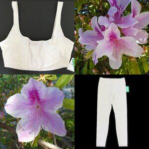 Nwt! Forever 21 Sports Bra ONLY in XL Cream - Off White